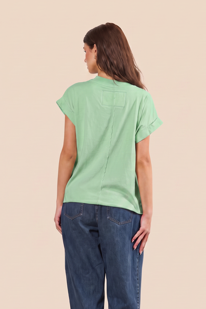 Led Zeppelin Swan Womens T Shirt Kiwi Green Officially Licensed