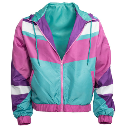 Retro Halloween Cosplay Windbreaker 1980s & 1990s Lightweight Jacket