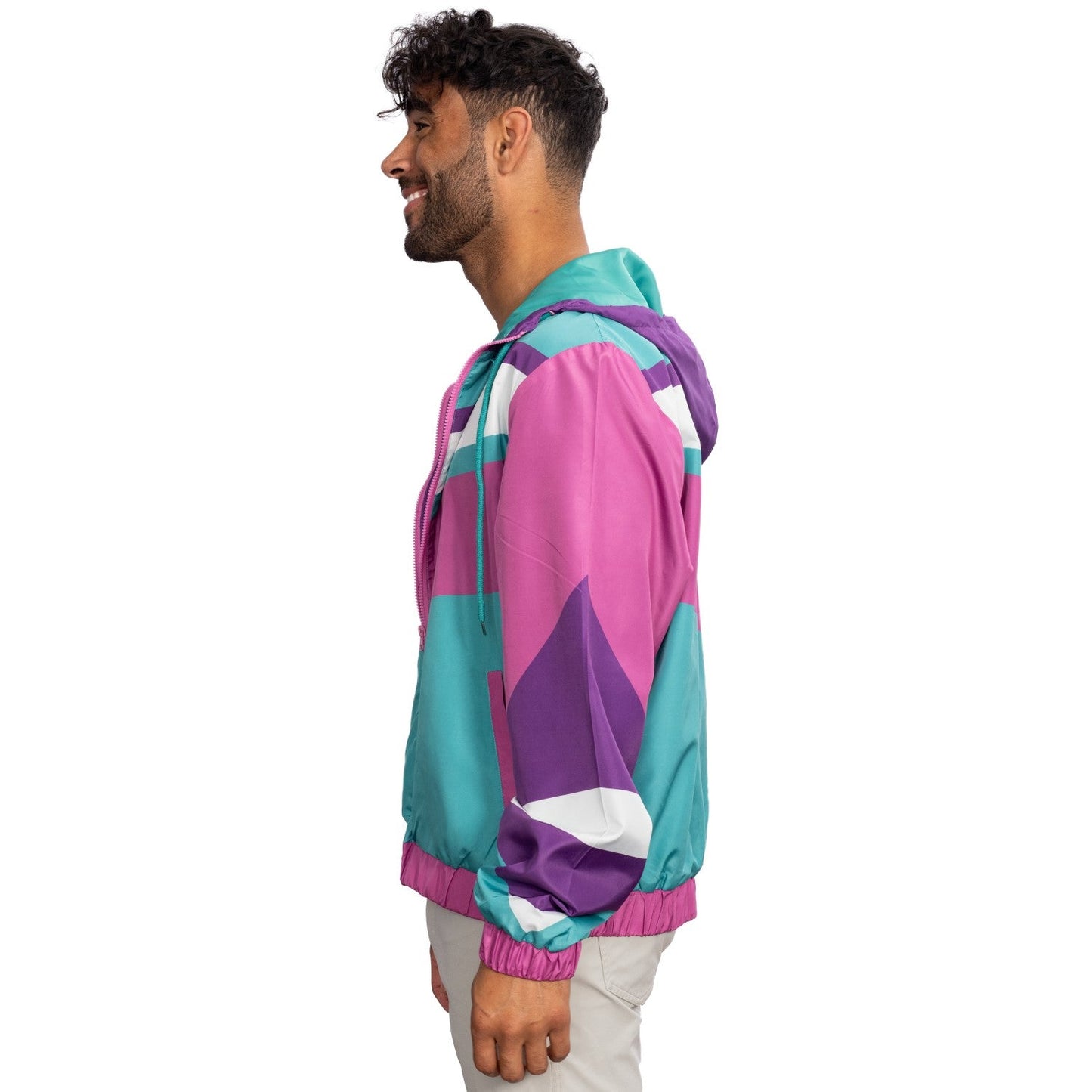 Retro Halloween Cosplay Windbreaker 1980s & 1990s Lightweight Jacket