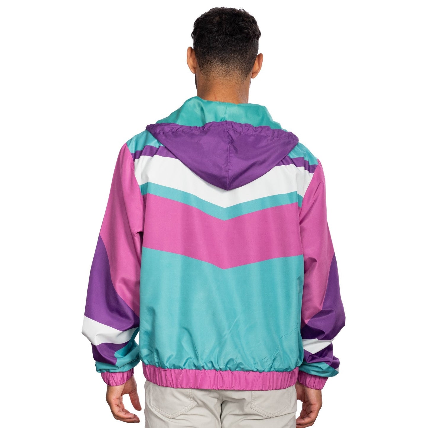 Retro Halloween Cosplay Windbreaker 1980s & 1990s Lightweight Jacket