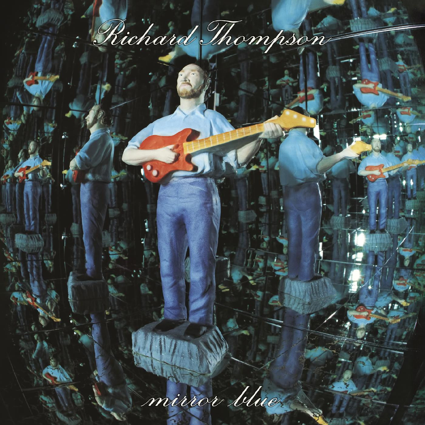 Richard Thompson - Mirror Blue (2-LP, Clear "Mirror" Vinyl, Ltd to 1200) Vinyl Record