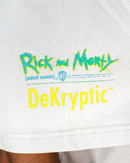 Rick & Morty™ - Rainbow Morty Grey Oversized Mens T Shirt