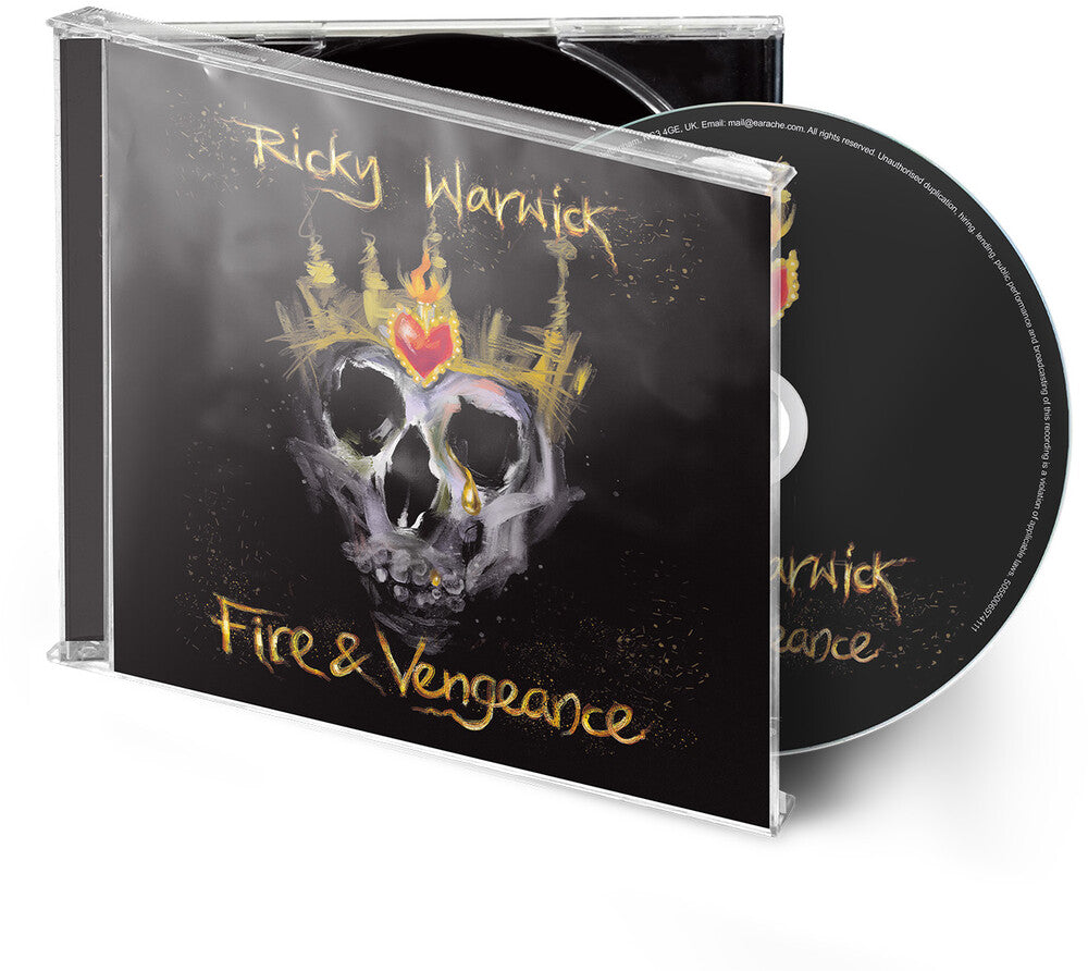 Ricky Warwick – Fire & Vengeance Music CD