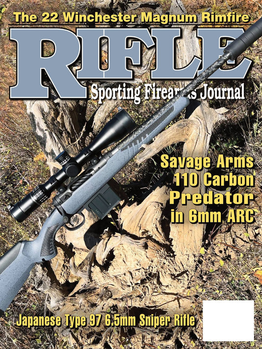 Rifle March 2024 - The Sporting Firearms Journal: 22 Winchester Magnum Rimfire, Springfield Armory M1A, Japanese Type 97 6.55mm Sniper Rifle, Scope Attachments, Gunsmithing, Testing & More!