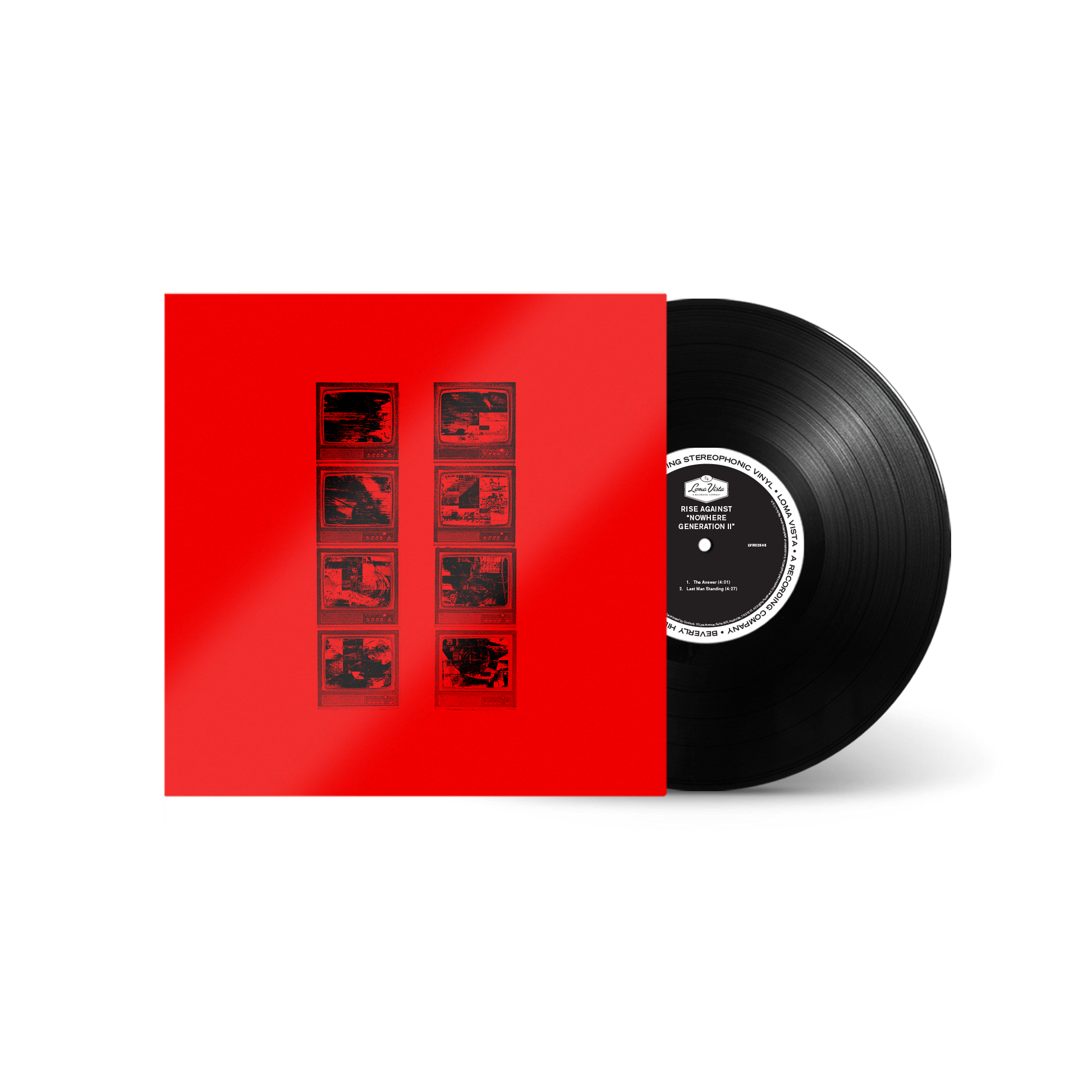 Rise Against Nowhere Generation II 10" Black Vinyl Record