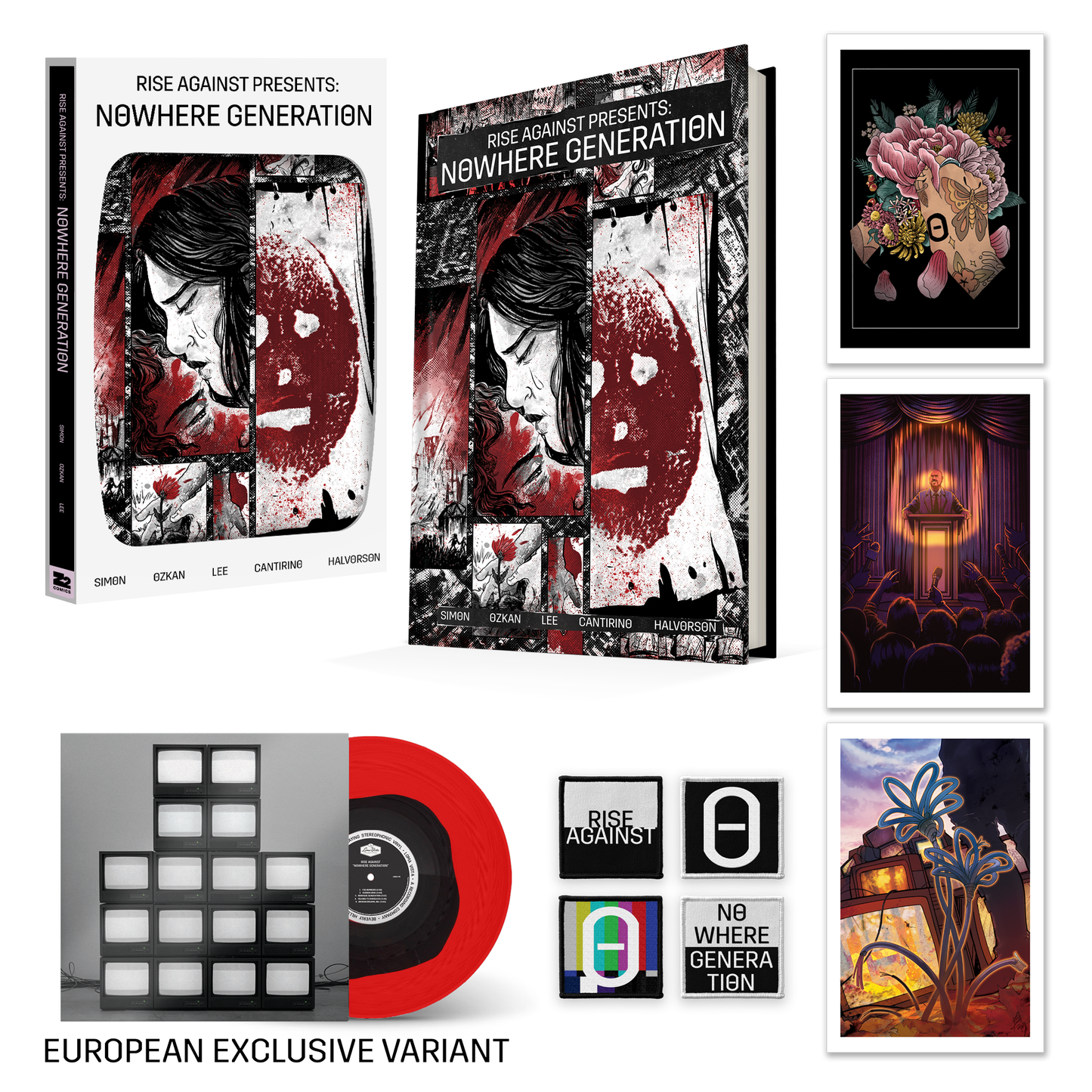 Rise Against Presents: Nowhere Generation Deluxe Bundle Vinyl Record Book