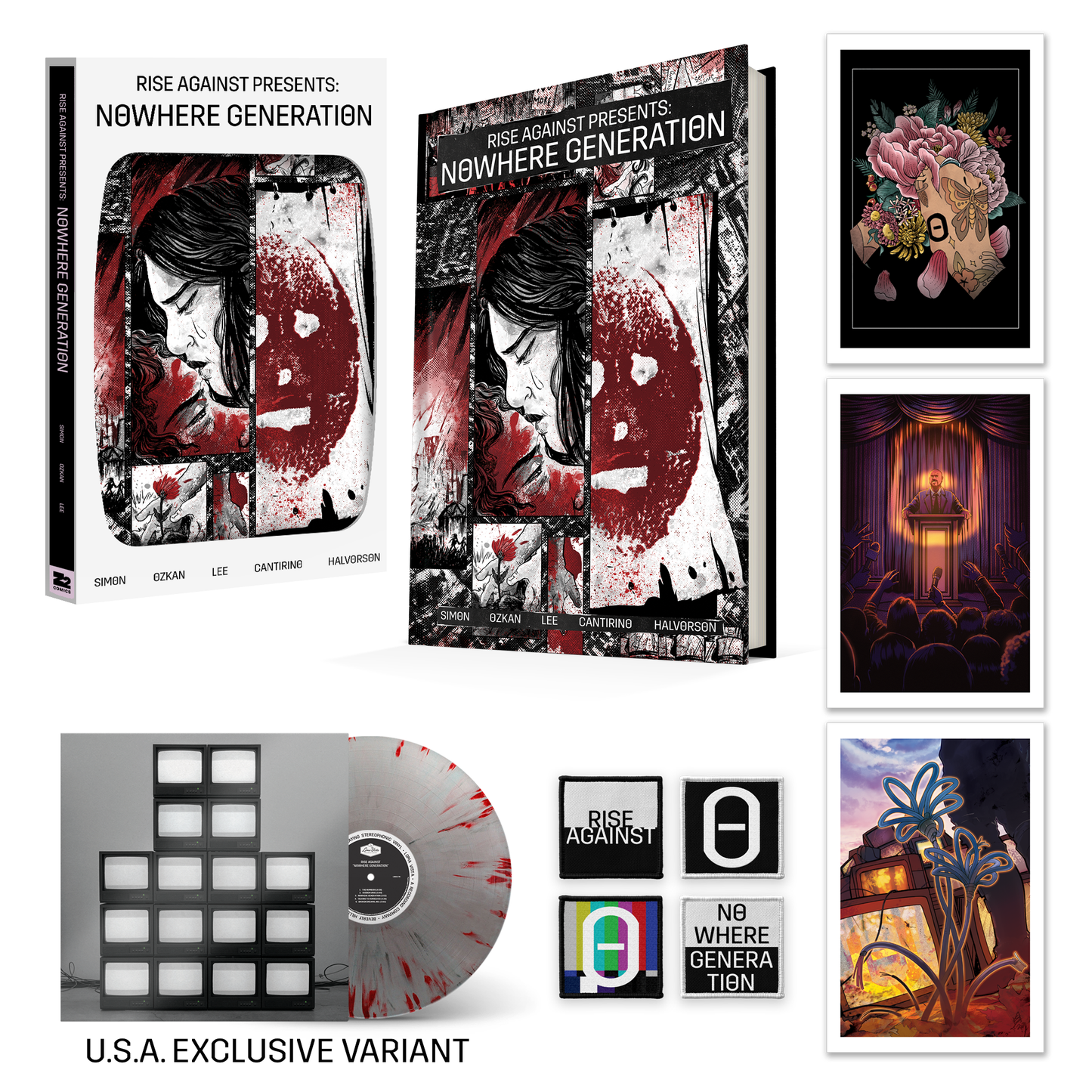Rise Against Presents: Nowhere Generation Deluxe Bundle Vinyl Record Book