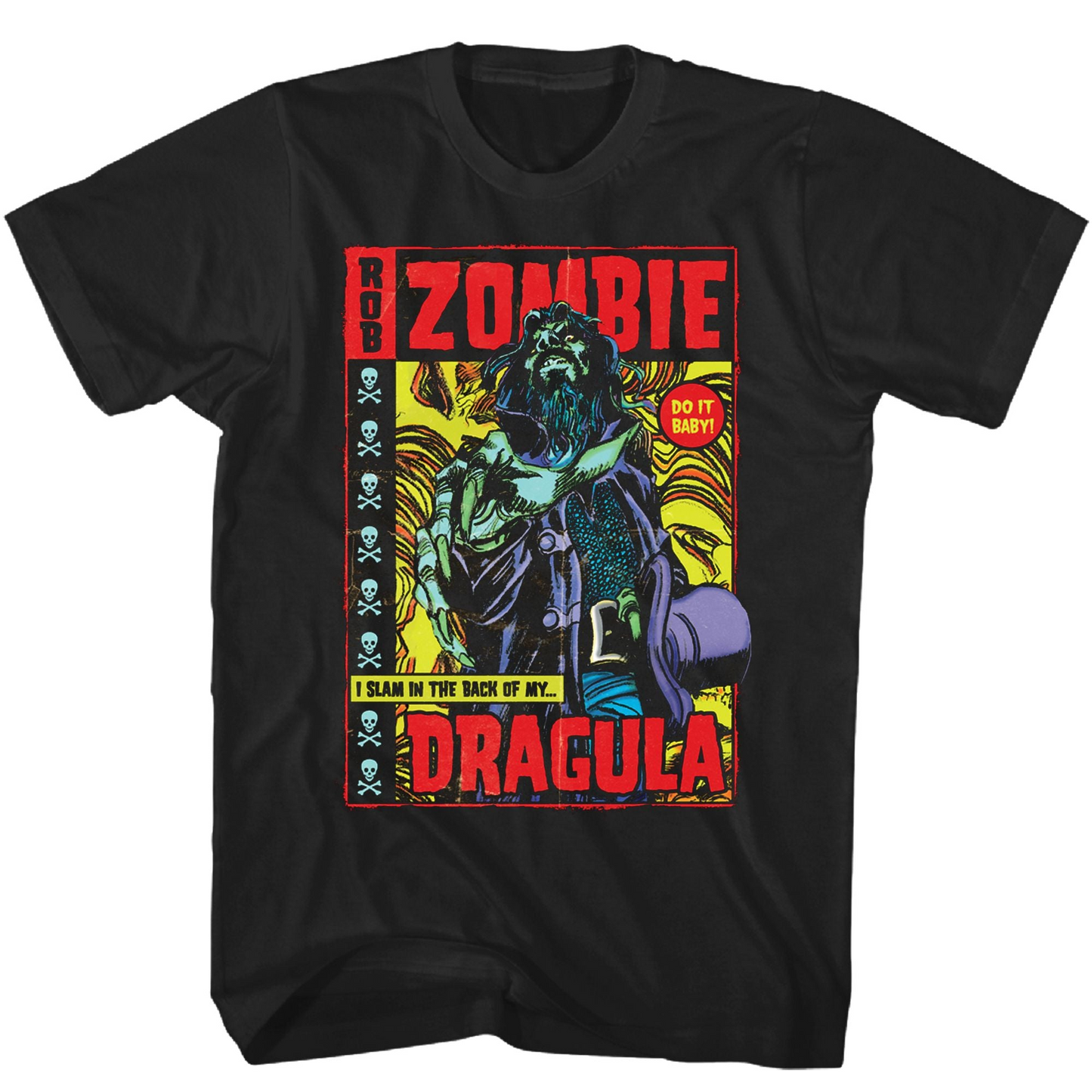 Rob Zombie Dragula Mens T Shirt Black