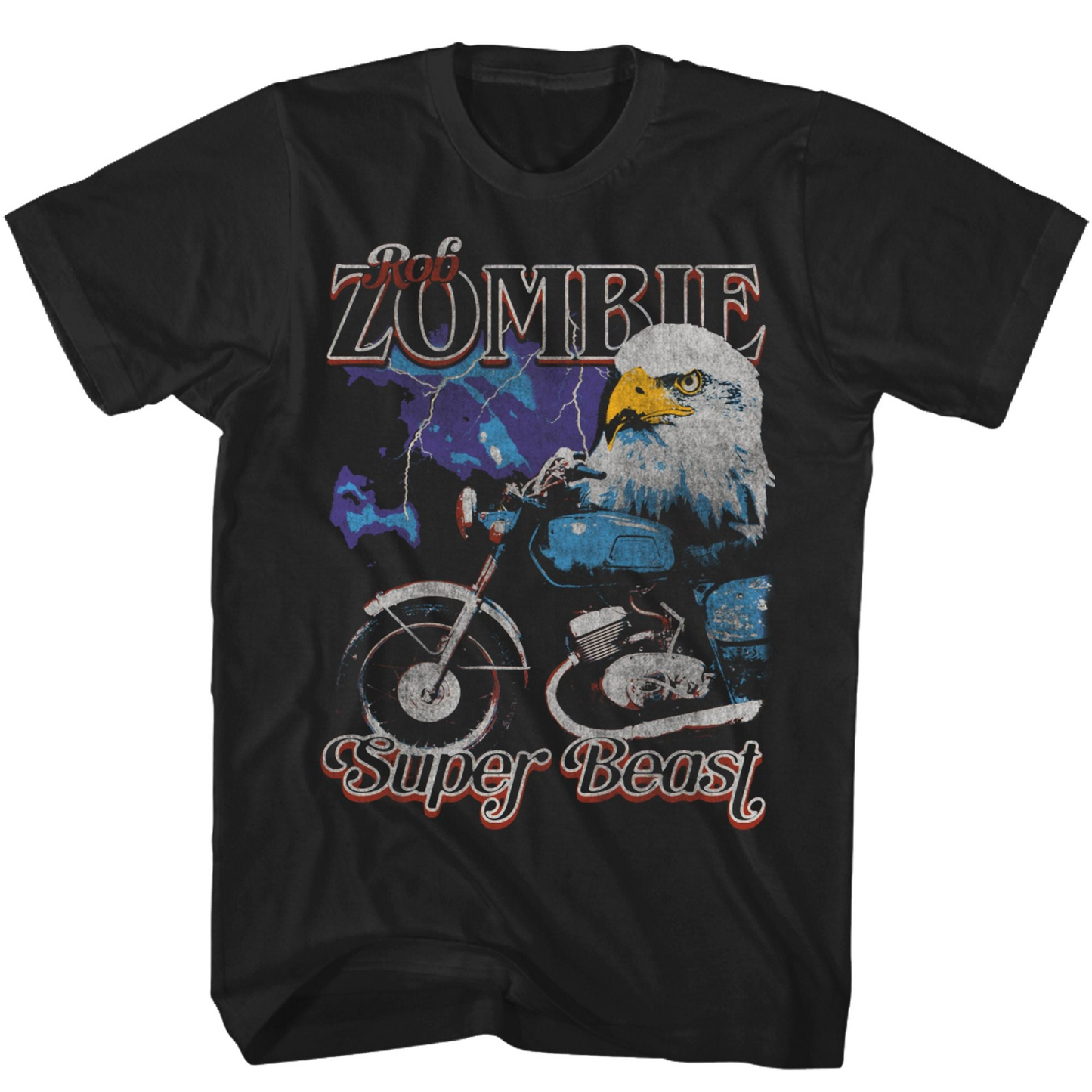 Rob Zombie Super Beast Mens T Shirt Black