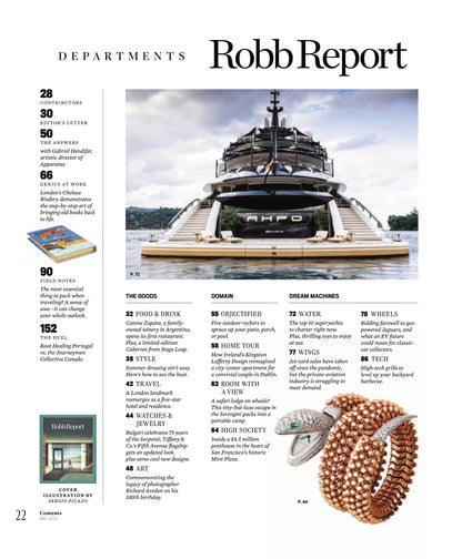 Robb Report - The Design & Travel Issue May 2023: Change Your View, North Pole Cruise Ship, Mozambique Gorongosa National Park, Branded Residences, Cuba Banding Together, Old-School Travel & More!
