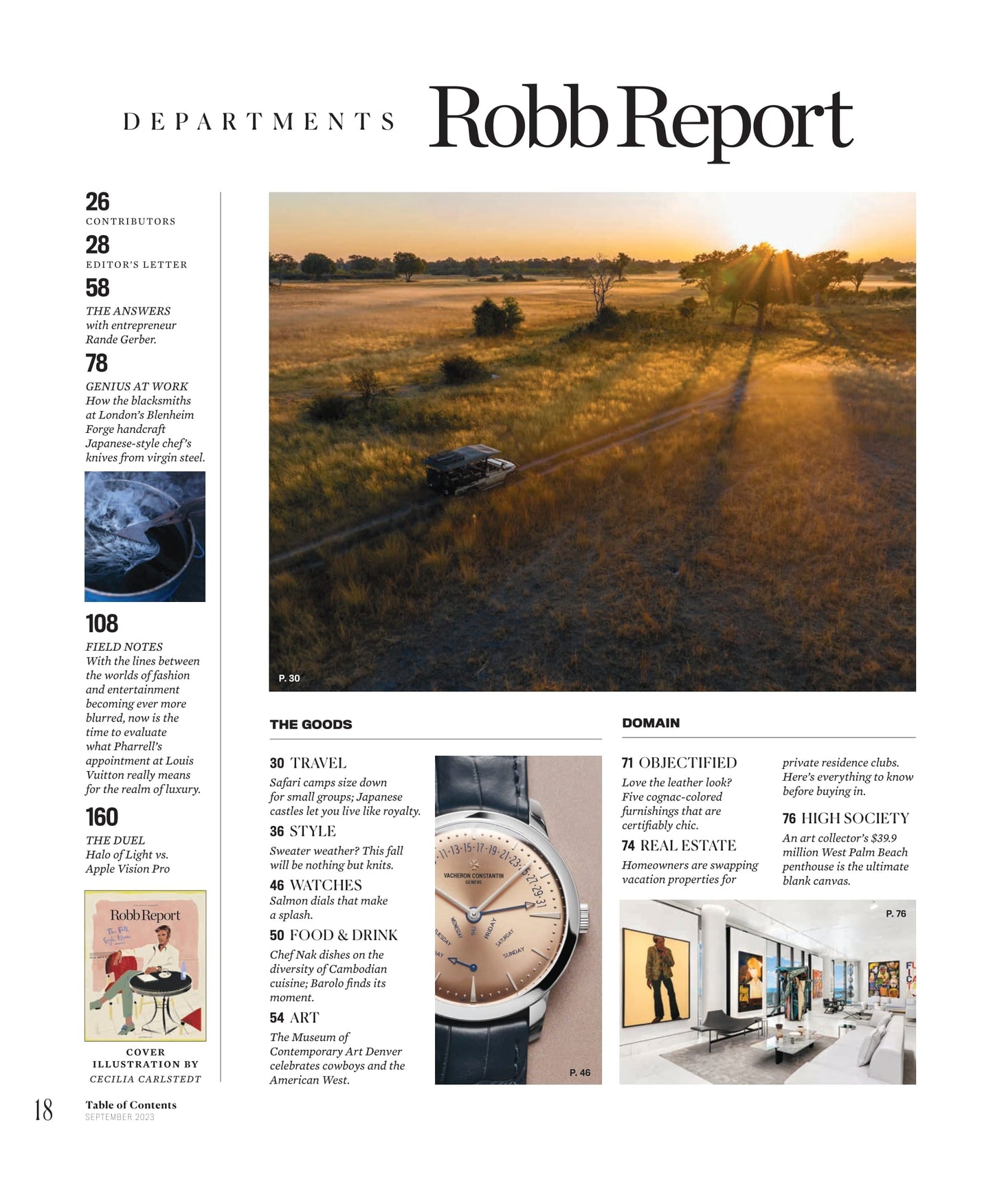 Robb Report - The Fall Style Issue September 2023: Tod's CEO Diego Della Valle Is Italy's Modern Gladiator, Small-Batch Cognac, Exclusive Look At World's Most Expensive Apartments Mareterra & More!