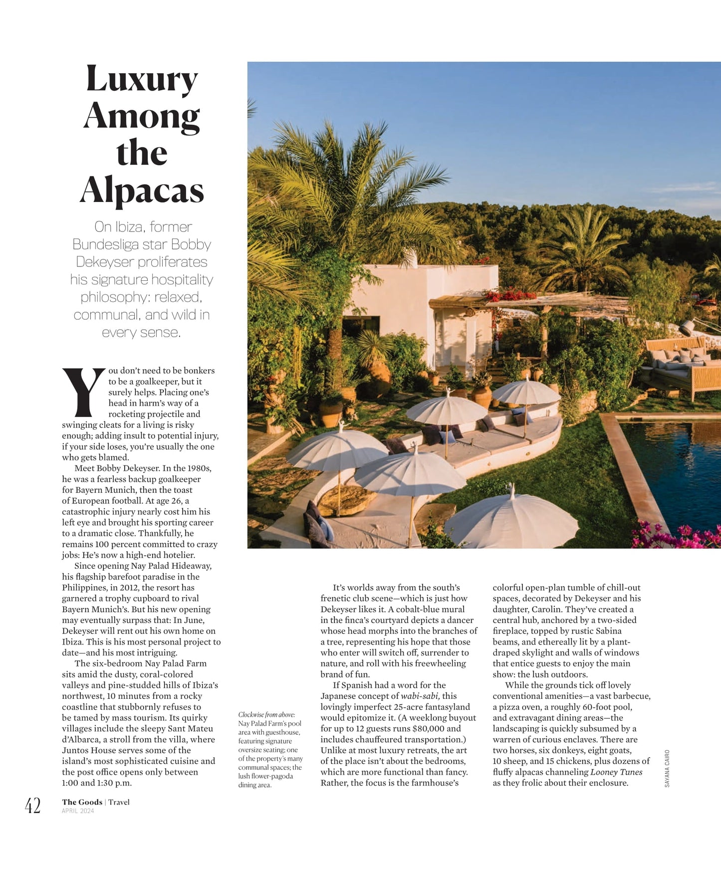 Robb Report - The Design Issue April 2024: Fresh Ideas Powering The Worlds Of Yachts, Cars, Homes & Style, The History Of Luxury In 50 Objects, Italian Gothic, In The Studio With Marc Quinn & More!