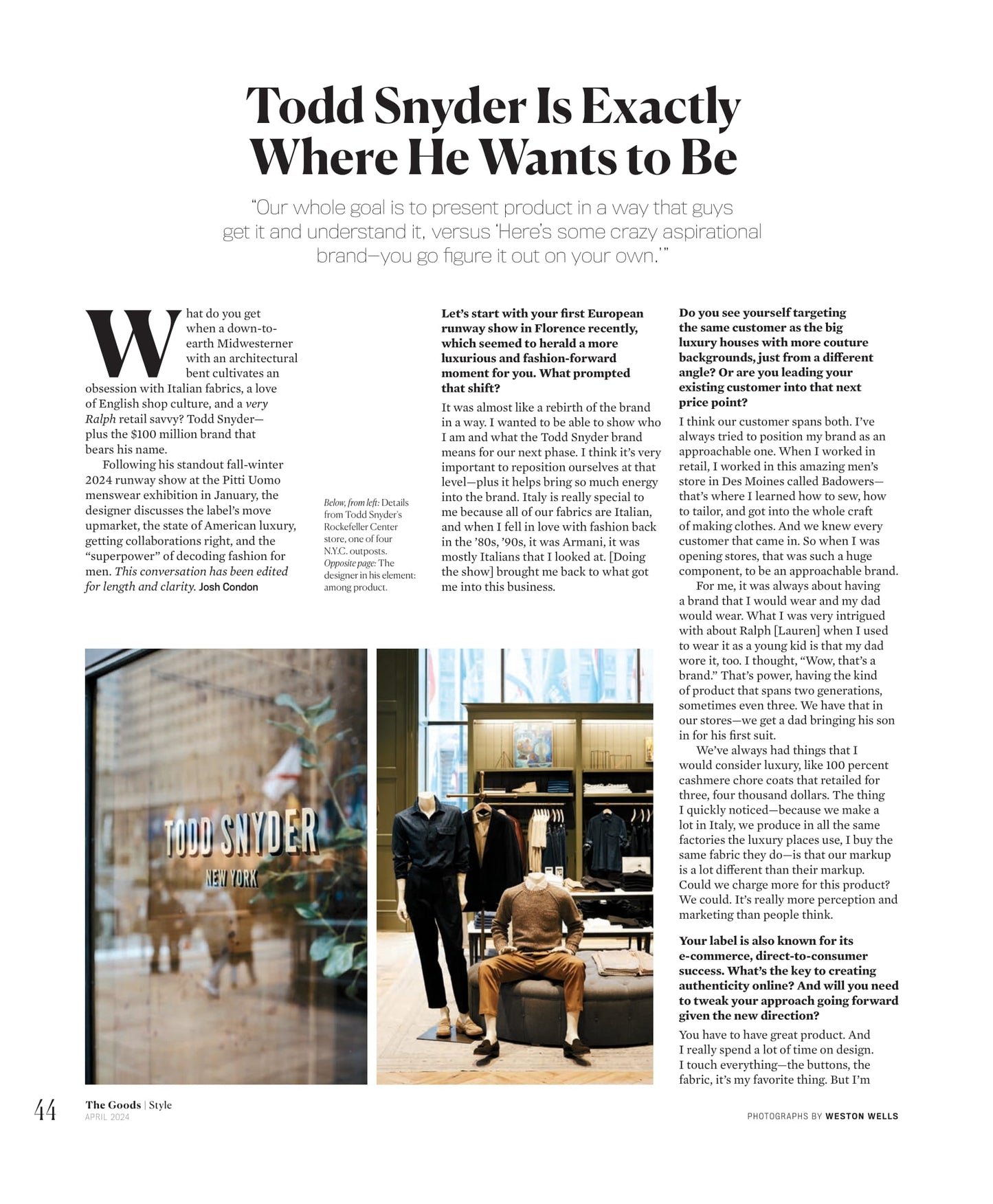 Robb Report - The Design Issue April 2024: Fresh Ideas Powering The Worlds Of Yachts, Cars, Homes & Style, The History Of Luxury In 50 Objects, Italian Gothic, In The Studio With Marc Quinn & More!