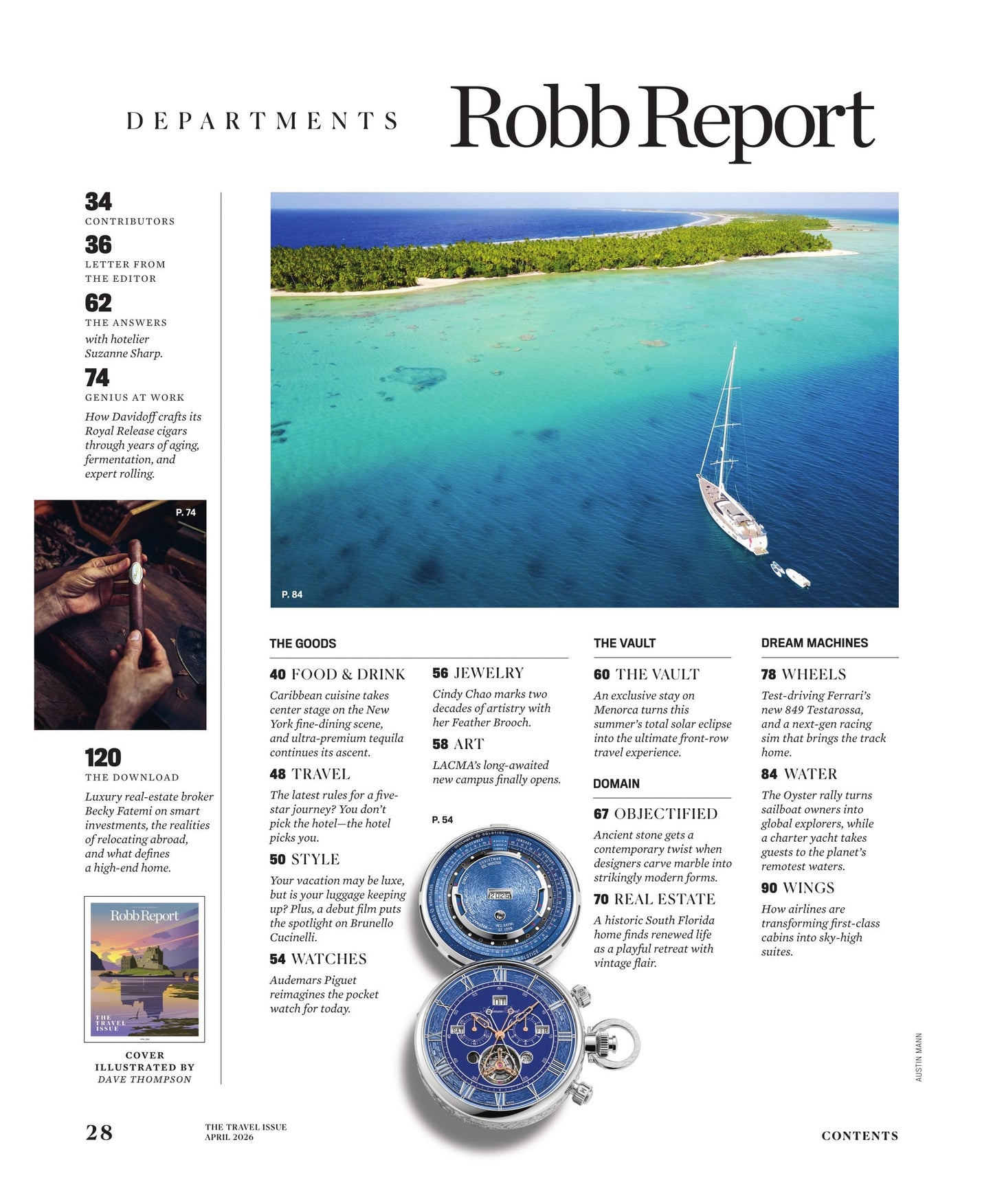 Robb Report - The Travel Issue April 2026: Suite Dreams In The West Indies, Scotland’s Kilchoan Estate, Luxury Solar Eclipse Trip, Antarctica’s New Luxury Travel Era, First-Class Reinvented & More!