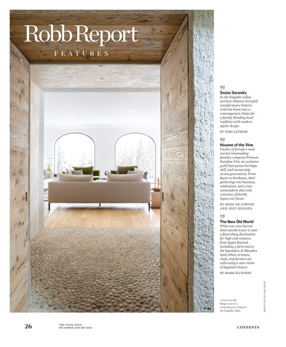 Robb Report - The Giving Issue December 2025 & January 2026: Best Luxury Gifts & Top Trends, Europe’s Top Premium Winemaking Families, Egyptian Luxury Reimagined, Swiss Serenity & More!