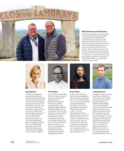 Robb Report - The Giving Issue December 2025 & January 2026: Best Luxury Gifts & Top Trends, Europe’s Top Premium Winemaking Families, Egyptian Luxury Reimagined, Swiss Serenity & More!