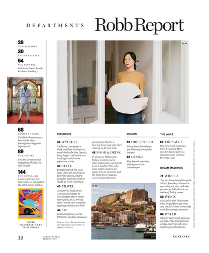 Robb Report - Car Of The Year Issue February 2025: Exclusive Longevity Summit In Napa Valley, Tips On Navigating Ultra-Prime Real Estate Market, Parmigiano-Reggiano Production, Yacht Interiors & More!