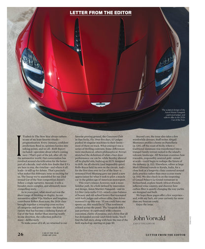 Robb Report - Car Of The Year Issue February 2026: Top-Tier Drivers In This Year's Competition, Transparency Transforming The Gold Market, Bulgari's 1940s Revival, Gideon Appah's US Debut & More!