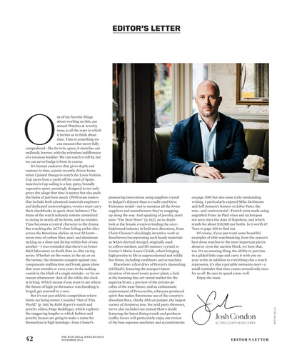 Robb Report - The Watches & Jewelry Issue November 2024: The Making of Tiffany & Co's Peacock Inspired Necklace, Dressing Down Your Dress Watch, 5 Female Creators Making Strides In High Jewelry & More