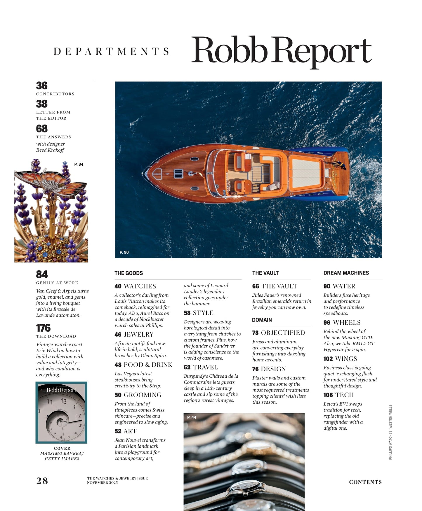Robb Report - The Watches & Jewelry Issue November 2025: Timeless Elegance, Jules Sauer's Emeralds Collection, Indian Jewelers Redefining Luxury, Parisian High Jewelry's Sculptural Designs & More!