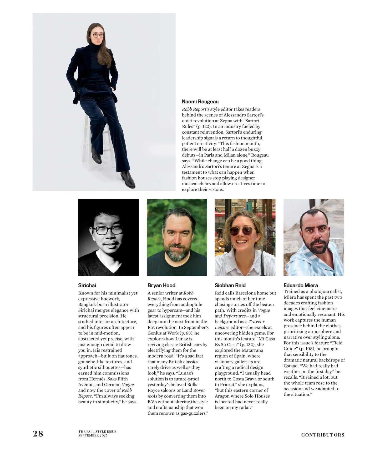 Robb Report - The Fall Style Issue September 2025: The Guide To Luxury Living, Hottest Gadgets, Gastao’s Alpine Luxury,  Designer Watches, Jewelry, Sartorial Trends, Men’s Grooming Essentials & More!