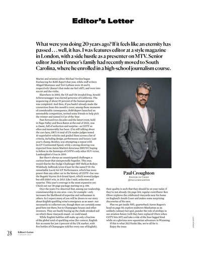 Robb Report - Car Of The Year Issue February 2023: 20th Anniversary Of Bicoastal Automobile Competition With Top-Flight Field Of Sport & Luxury Vehicles, Wyoming's 3 Spear Ranch, The Ryder Cup & More!