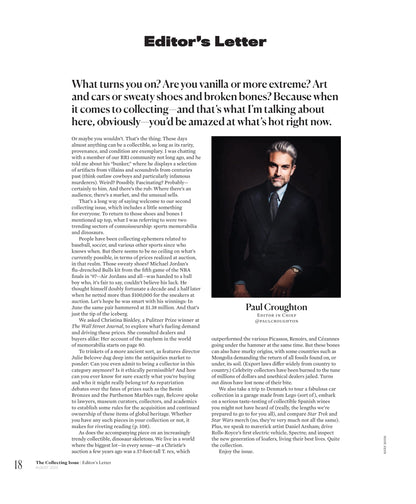 Robb Report - The Collecting Issue August 2023: Sports Memorabilia Record-Breaking Auction Prices, Inside Lego Heir 215,000 sqft Automotive Ecosystem, Challenging Grape Maturity Equals Quality & More!