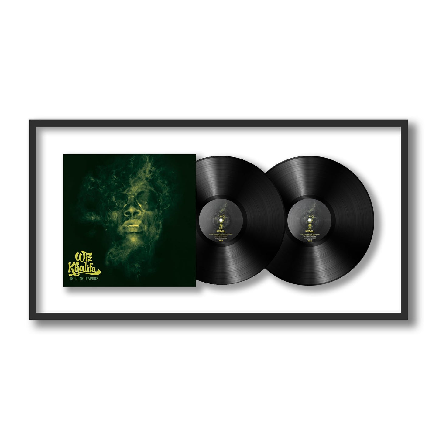 Wiz Khalifa Rolling Papers Framed Vinyl Record