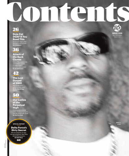 Rolling Stone - January 2022: Doja Cat Finally Drops Her Guard, The Lost Gospel Of DMX, Delta Force's Dirty Secret, BTS Army, Anthony Bourdain's Secret Diaries, Taylor Swift Rerecording Red & More!