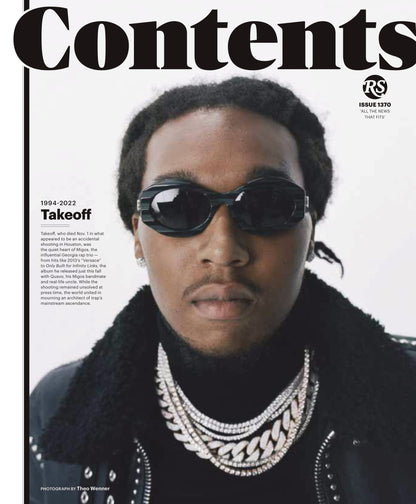 Rolling Stone - December 2022: The Agony & Honesty Of Selena Gomez, Mourning Takeoff The Quiet Heart Of Rap Trio Migos, Bootsy Collins Scams, Rolling Stone Bucket List, Caroline Polachek New LP & More