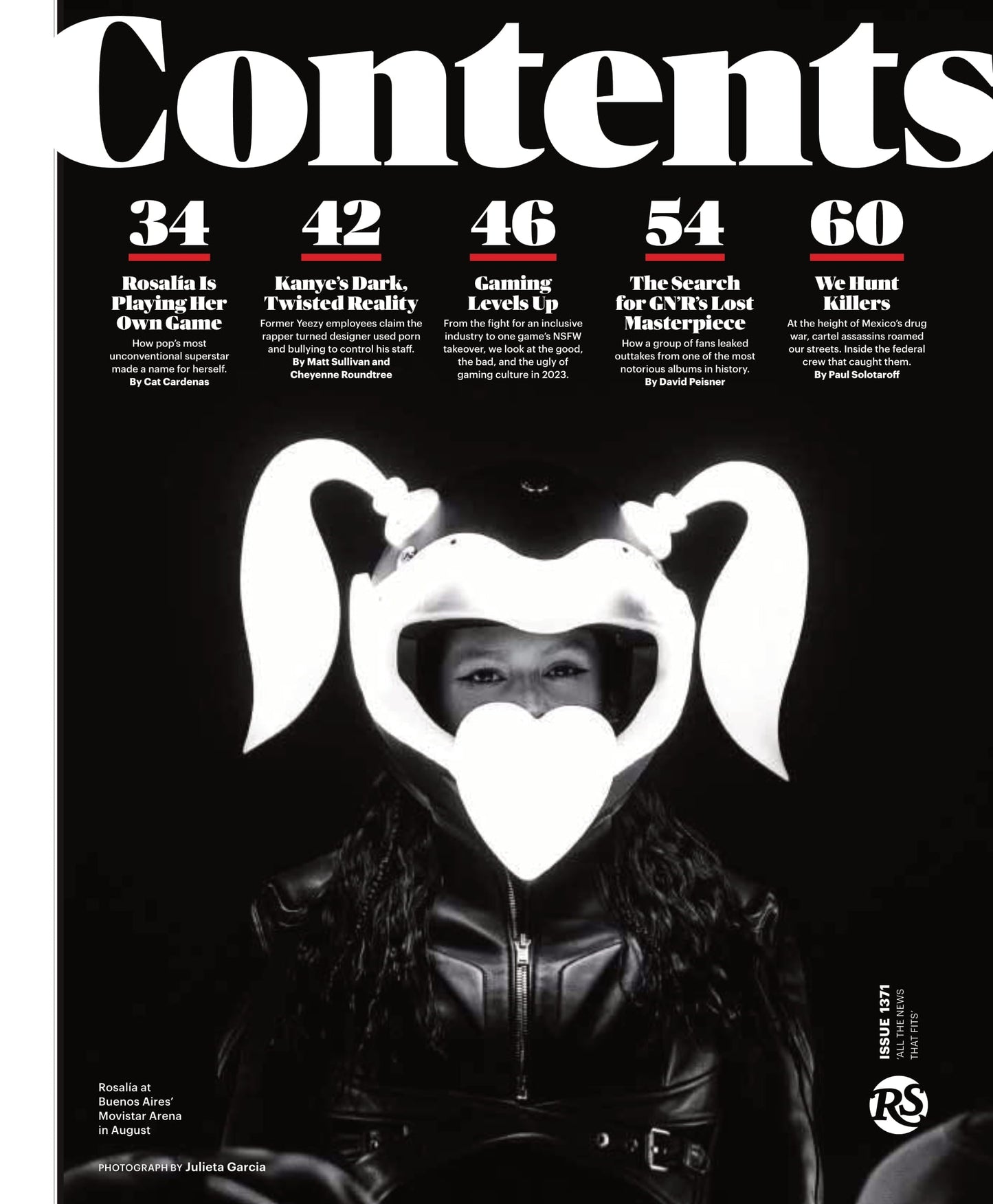 Rolling Stone - January 2023: Rosalía Writes Her Own Rules, Kanye's Dark Twisted Reality, Former Yeezy Employees Come Forward, The Search For A Lost GN'R Masterpiece, Inclusivity In Gaming & More!