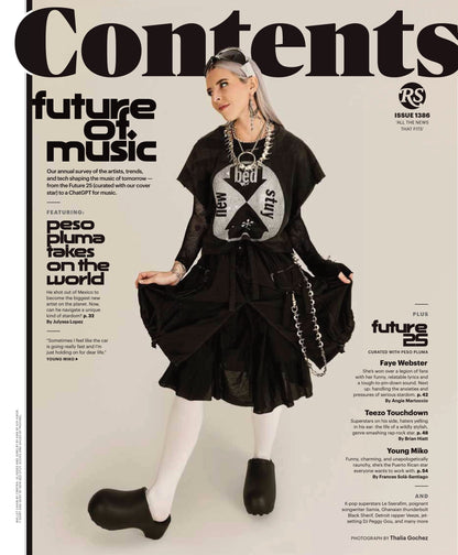 Rolling Stone - April 2024: Peso Pluma Presents The Future Of Music, Future 25, Chappel Roan, Saiko, How Illness Brought Fletcher’s Rock-Star Lifestyle To A Halt, UnCancellable Trisha Paytas & More!