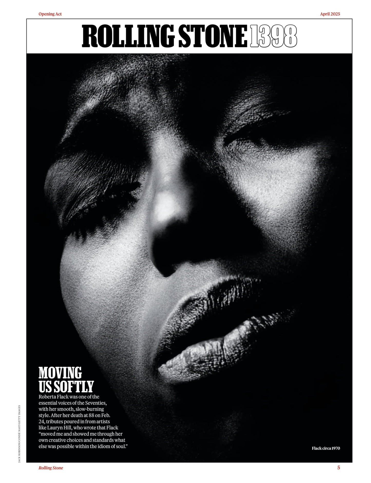 Rolling Stone - April 2025: Future Of Music, Rema, Megan Moroney, Benson Boone & Ivan Cornejo & Others Shaping Tomorrow's Sound, Bobby Weir Interview, Luigi Mangione, Trump's Reign Of Chaos & More!