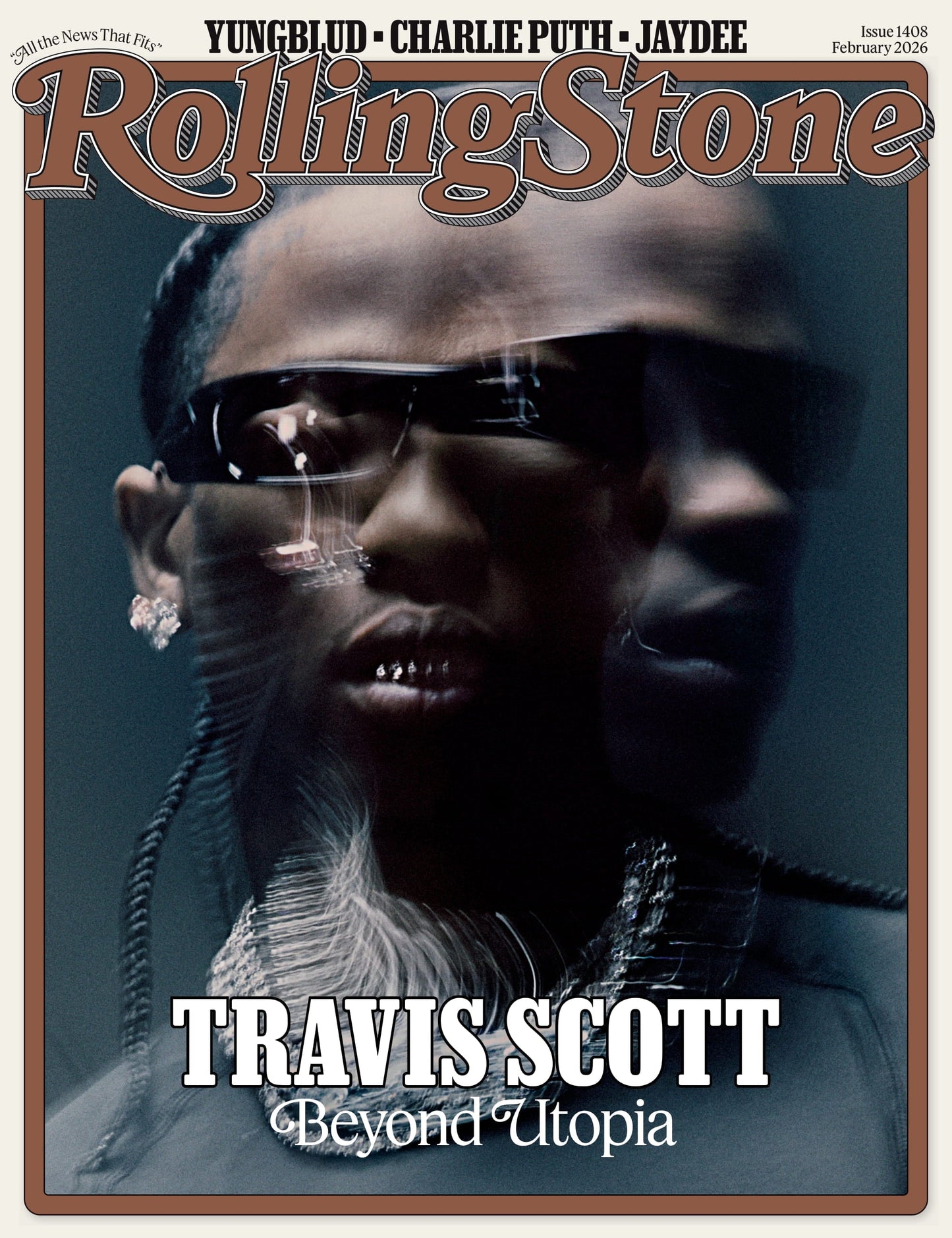 Rolling Stone - February 2026: Travis Scott Beyond Utopia, Remembering Bob Weir & Rob Reiner, Charlie Puth’s Cringe Past, $10 Million Music-Streaming Scam, Lucinda Williams’ 16th Album & More!