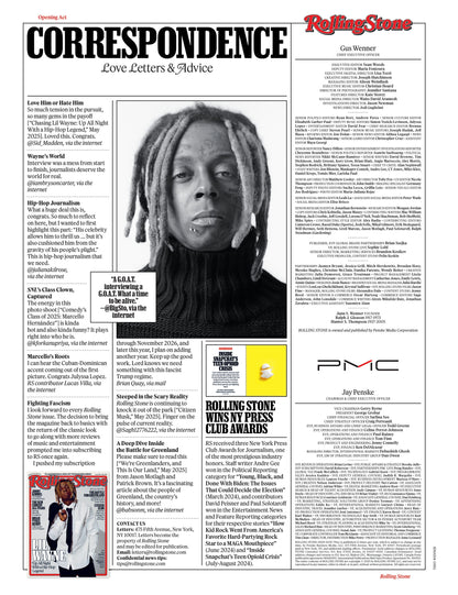 Rolling Stone - June 2025: Lorde Reborn, Her Stunning Comeback, Kai Cenat & AMP Takeover, Cory Booker’s Bold Vision, Sarah Silverman Opens Up,  LAPD Under Fire, Heavy Metal Gulag & More!