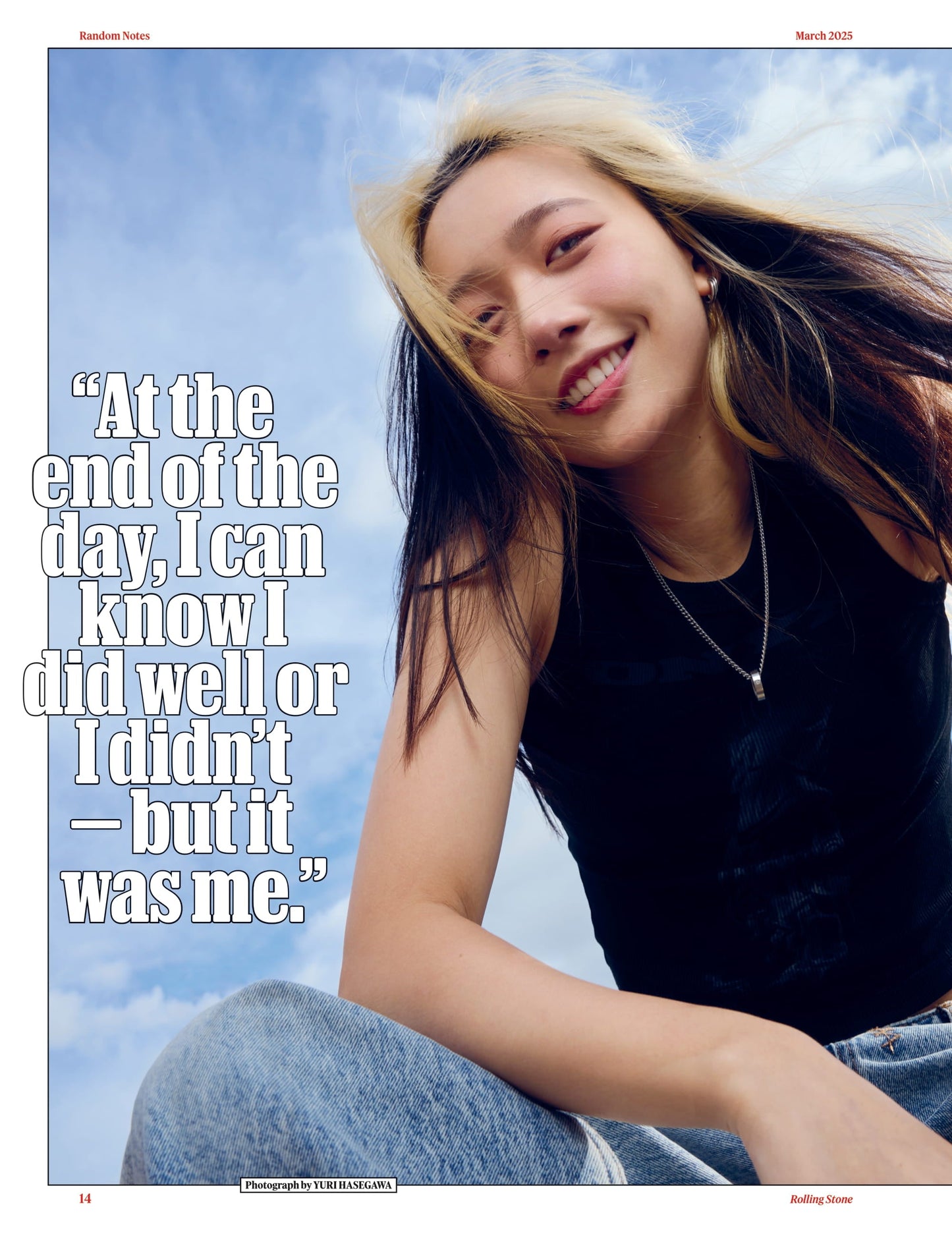 Rolling Stone - March 2025: The Tragedy Of Liam Payne, Los Angeles Surviving The Inferno, Monica Lewinsky Interview, Marianne Faithfull, Michelle Buteau's Comedy, Hannah Bahng & More!