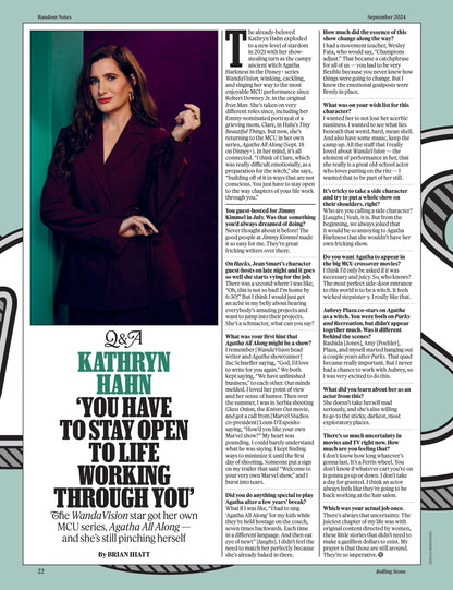 Rolling Stone - September 2024: Ice Spice On Fire, Francis Ford Coppola Interview, Sherrod Brown's Last Stand, Hozier, Hunter Schaefer From Euphoria To Final Girl & 25 Most Influential Creators 2024!