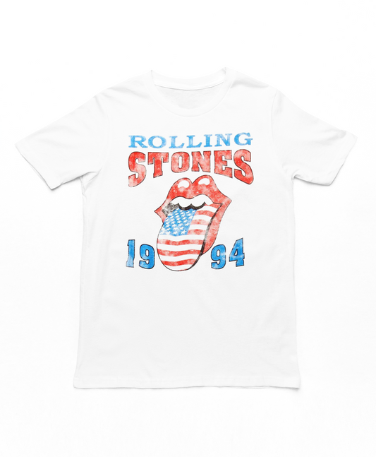 Rolling Stones 1994 Tour Mens T Shirt White