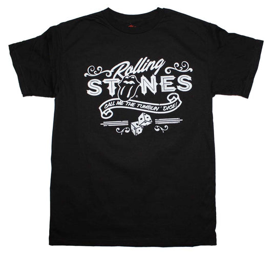 Rolling Stones Tumbling Dice Mens T Shirt Black