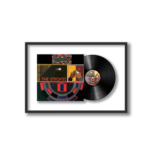 The Strokes Room On Fire Framed Vinyl Record