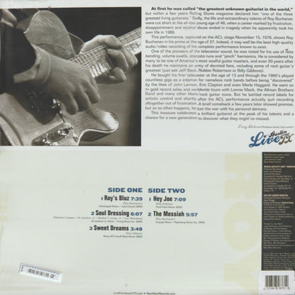 Roy Buchanan – Live From Austin, TX (LP Vinyl) Vinyl Record