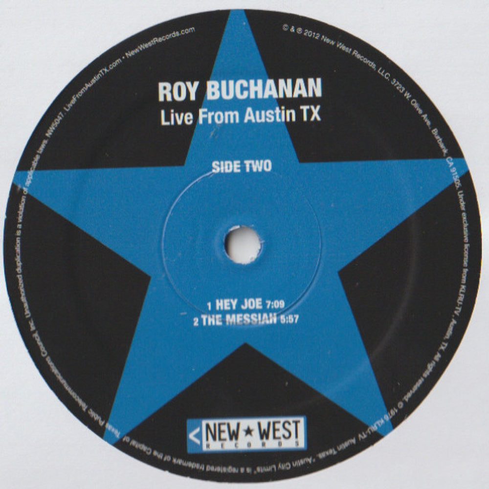 Roy Buchanan – Live From Austin, TX (LP Vinyl) Vinyl Record
