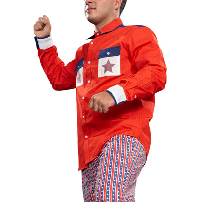 Woody Roy Character 1990s Bowling Movie Halloween Cosplay Costume Shirt