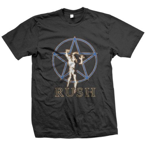 Rush Men'S Rush Starman Glow T-Shirt, Black, Medium [T-Shirt] Officially Licensed