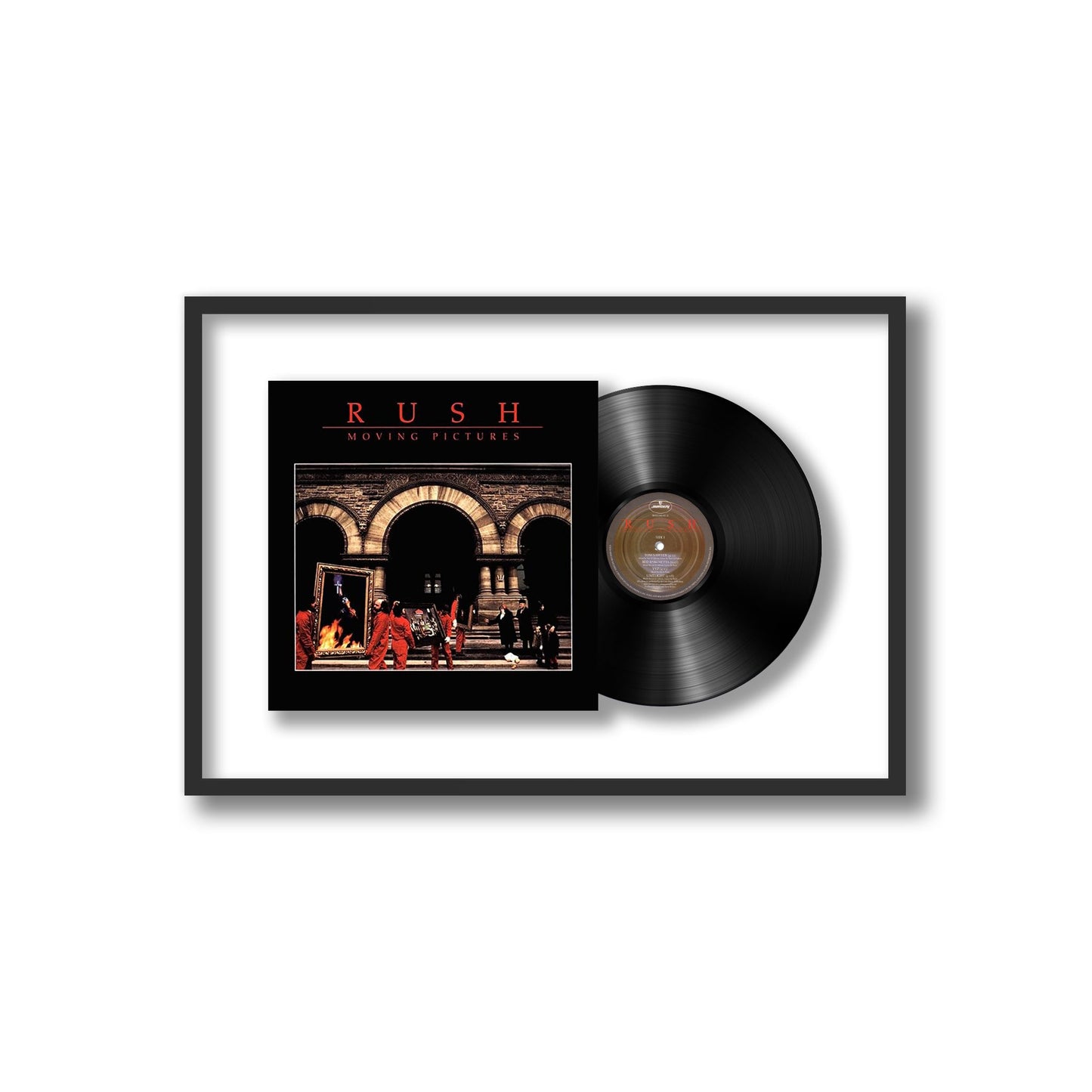 Rush Moving Pictures Framed Vinyl Record