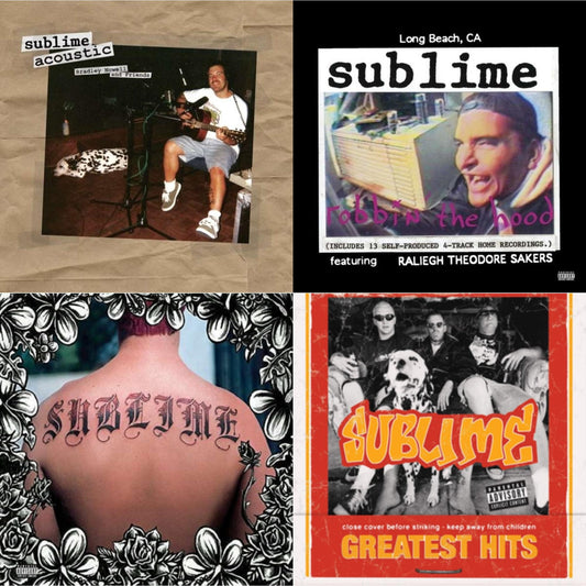 Sublime - Acoustic: Bradley Nowell & Friends & Robbin The Hood & Sublime & Greatest Hits (X) - LP Vinyl Bundle