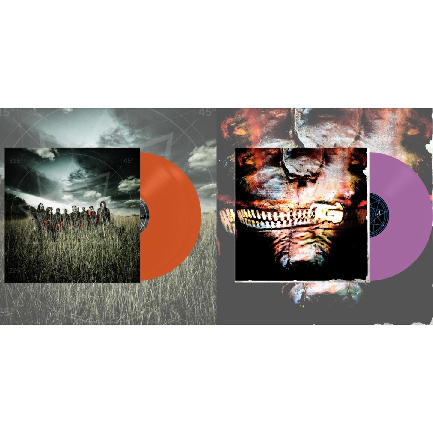 Slipknot - All Hope Is Gone (Orange Vinyl/2LP) & Volume 3: The Subliminal Verses (X) (Violet Vinyl/2LP)