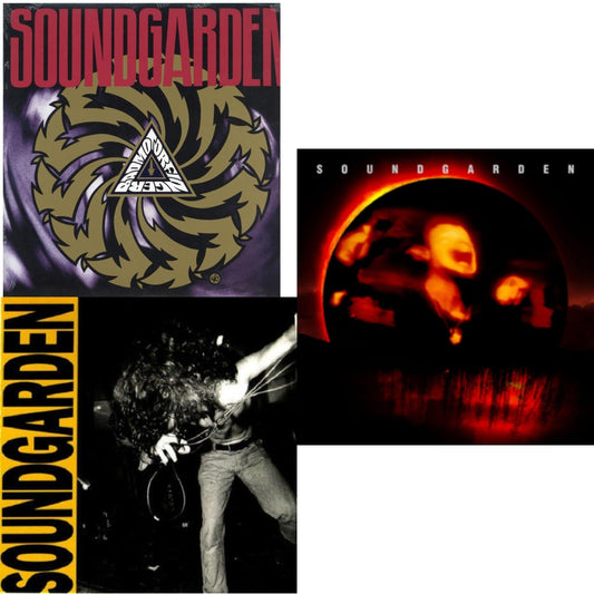 Soundgarden - Superunknown & Louder Than Love & Badmotorfinger - LP Vinyl Bundle