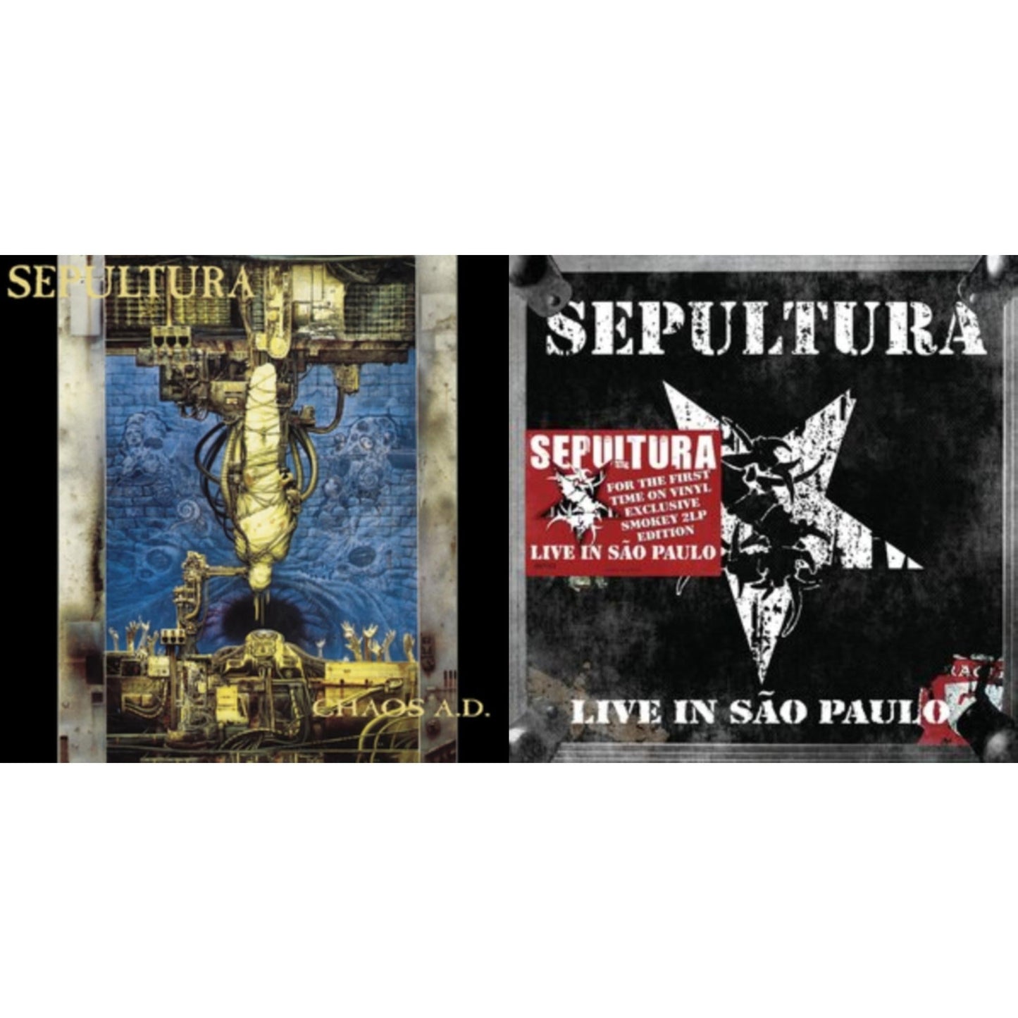 Sepultura - Chaos A.D. (Expanded Edition/2LP) & Live In Sao Paulo (2LP)