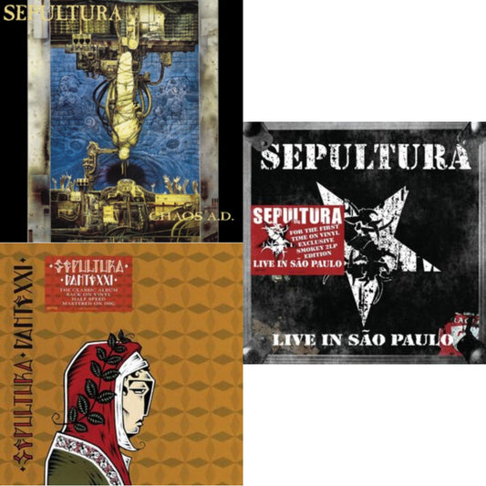 Sepultura - Chaos A.D. (Expanded Edition/2LP) & Dante Xxi & Live In Sao Paulo (2LP)